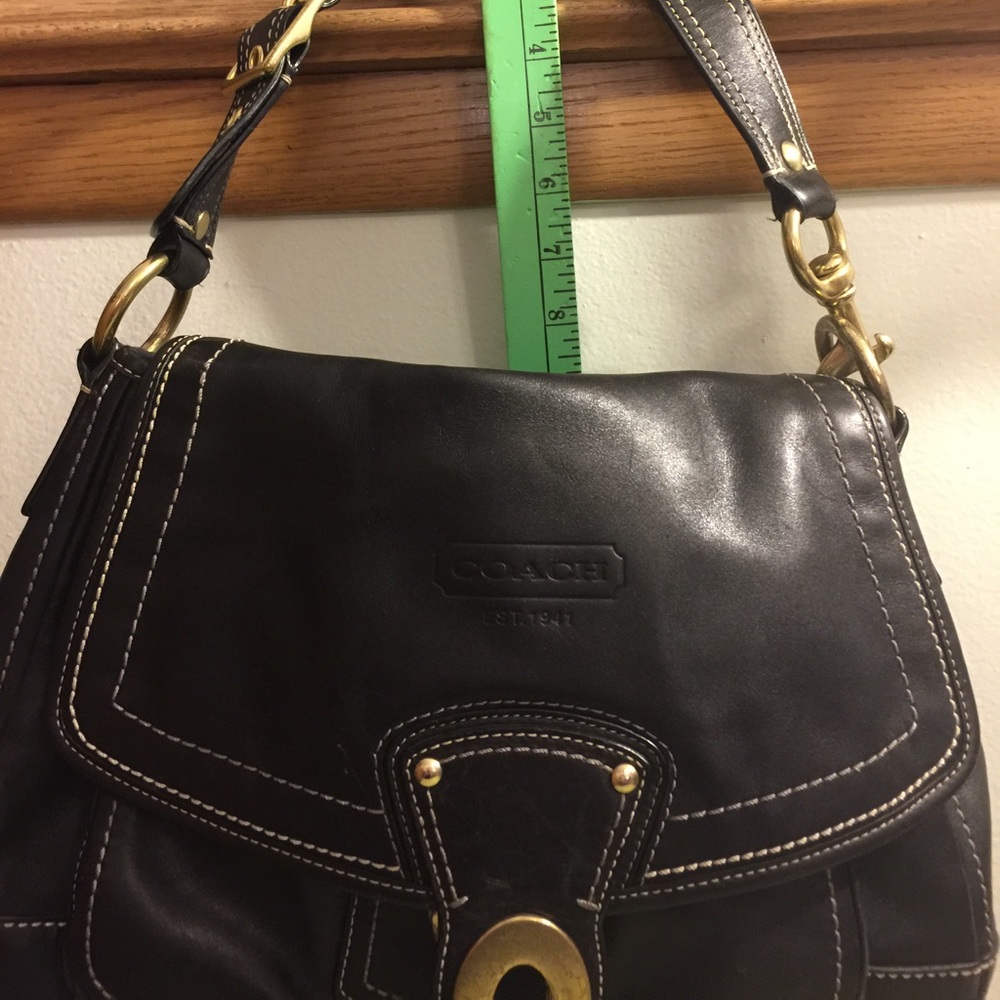 Coach Black Leather